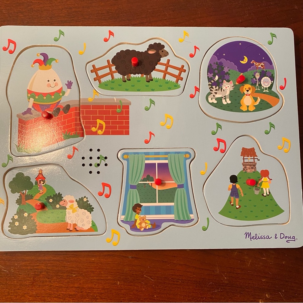Melissa and Doug nursery rhyme puzzle